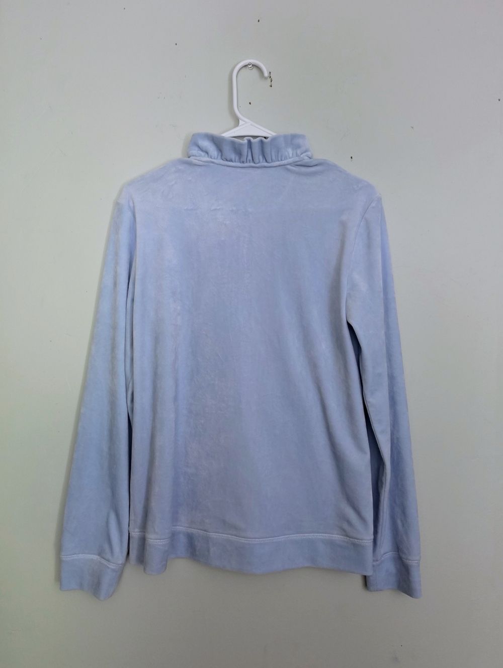 NWT Lilly Pulitzer Pale Blue Velour Jacket & Sweatpant Set - Picture 5 of 16